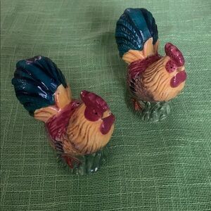 Vintage Ceramic Rooster set